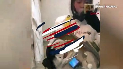 Koronavirüse karşı bebeği için 'taşınabilir koruyucu kapsül' tasarladı