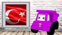 İzmir marşı | İzmir'in dağlarında çicekler açar | Şarkıcı konuşan arabalar çocuk şarkıları