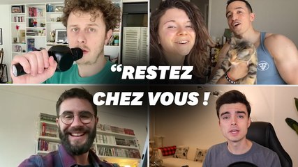 Download Video: #Restezchezvous: Norman, Cyprien et 80 youtubeurs appellent à respecter le confinement