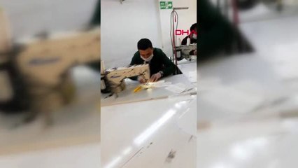 SULTANBEYLİ'DE SAHTE MASKE İMALATHANESİNE BASKIN