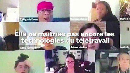 Ce qu'elle va faire en vidéoconférence est vraiment très embarrassant