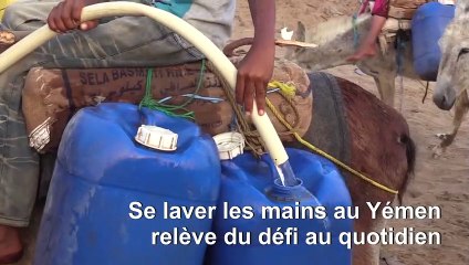 Coronavirus: se laver les mains, un luxe pour des millions de Yéménites