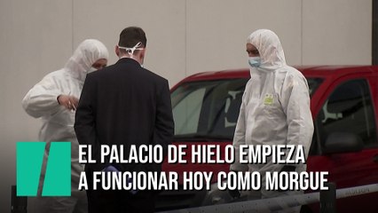 El Palacio de Hielo empieza a funcionar hoy como morgue
