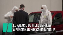 El Palacio de Hielo empieza a funcionar hoy como morgue