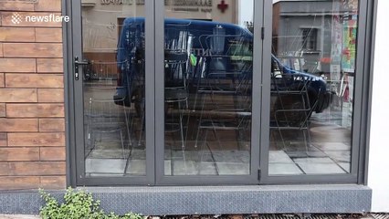 Thessaloniki streets deserted on Greece's second day of lockdown due to COVID-19