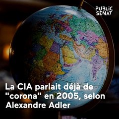 La CIA parlait déjà de "corona" en 2005, selon Alexandre Adler