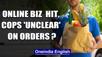 Online grocery & food delivery firms say cops unaware of exemptions | Oneindia News