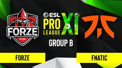 CSGO - Fnatic vs. forZe [Mirage] Map 2 - ESL Pro League Season 11 - Group B
