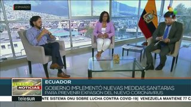 Ecuador reporta 981 casos confirmados con COVID-19