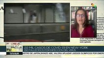 20 mil contagiados y 150 fallecidos por COVID-19 en Nueva York