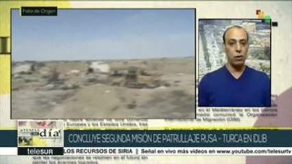 Siria: concluye segunda misión de patrullaje ruso-turca en Idlib