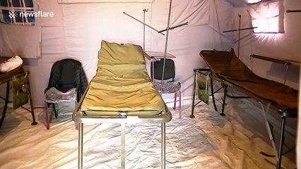 Field hospital opens in southern Georgia to tackle COVID-19 outbreak