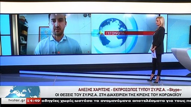 Ο εκπρόσωπος τύπου ΣΥΡΙΖΑ ΑΛ. ΧΑΡΙΤΣΗΣ, στο STAR K.E.