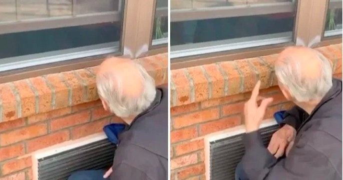 Coronavirus : séparé de sa femme atteinte d'Alzheimer, cet homme de 80 ans lui chante une sérénade à la fenêtre