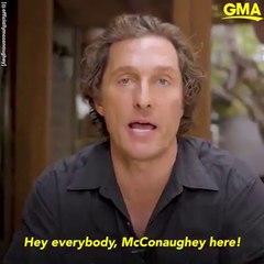 Matthew McConaughey shares a message of hope amid coronavirus pandemic