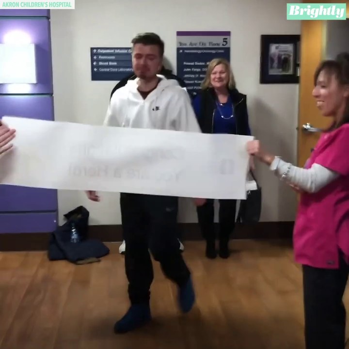 Video shows teen crying tears of joy as he rings bell signifying he's cancer-free