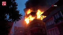 Samsun'da korkutan ev yangını