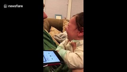 Genius dad finds best way to stop his baby from crying. It involves Maren Morris and Hozier
