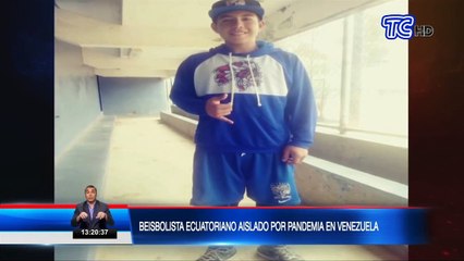 Beisbolista ecuatoriano aislado para evitar contagio de COVID-19 en Venezuela