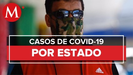 Mapa y casos de coronavirus en Mexico