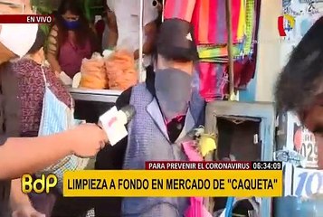 Para evitar el COVID-19 se realiza limpieza a fondo en el mercado de Caquetá