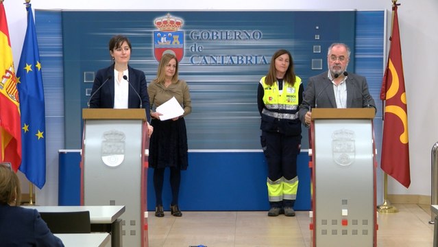 Paloma Navas y Julio Soto en rueda de prensa