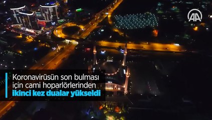 Yatsı ezanından sonra dua, tekbir ve salavatlar koronavirüstan şifa için okundu