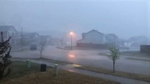 Residents awake to heavy wind-whipped rainfall