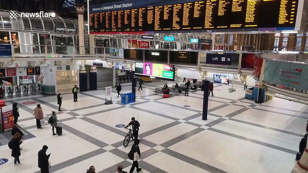 Questions over London's late lockdown mount as streets and stations are empty