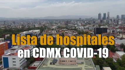 Lista de hospitales en CDMX