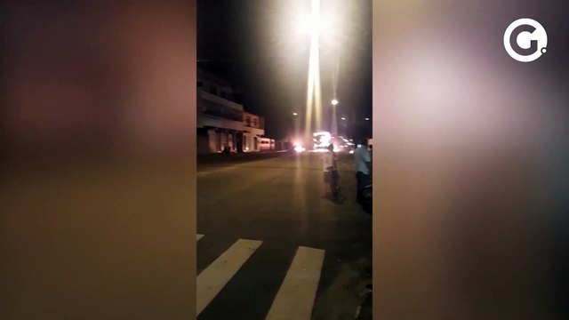 Transcol incendiado em Guaranhuns, Vila Velha