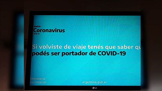 CORONAVIRUS - controles en los ingresos al país