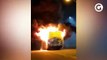 Transcol incendiado em Guaranhuns, Vila Velha