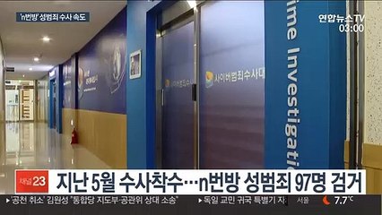 Télécharger la video: 텔레그램 'n번방' 성범죄 수사 속도…경북 경찰 97명 검거