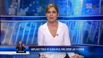 Toque de queda fue ampliado, la hora estipulada por el Gobierno es de 14H00 a 05H00 a nivel nacional