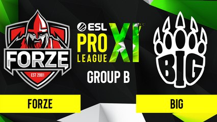 CSGO - BIG vs. forZe [Mirage] Map 1 - ESL Pro League Season 11 - Group B