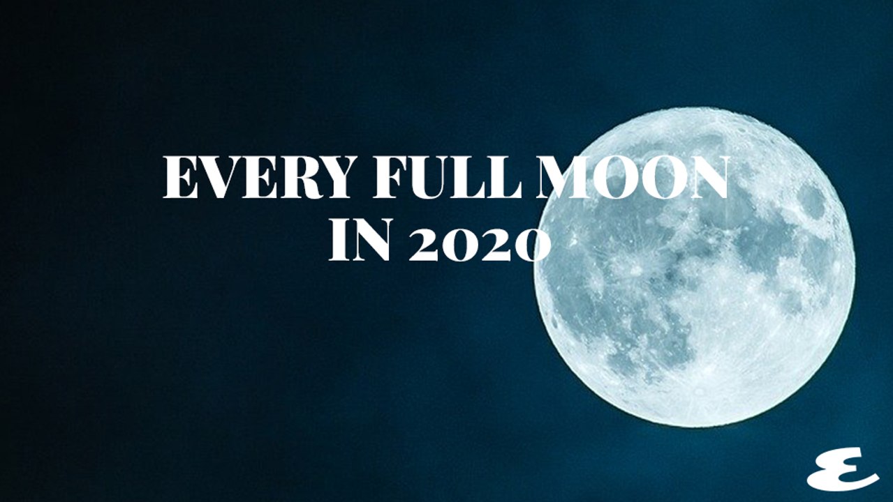 Every Full Moon in 2020