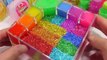 Mixing Slime Glitter Learn Colors Acrylic Storage Water Clay Surprise Eggs Toys Toys For Kids