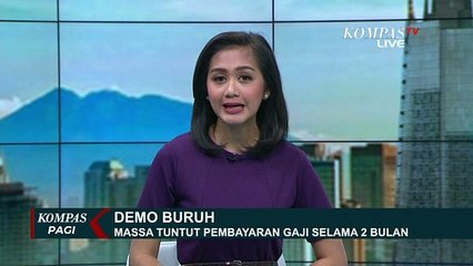 Di Magetan, Massa Demo Tuntut Pembayaran Gaji Selama 2 Bulan