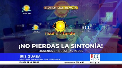 Iris Guaba dir. plan social pide no salir de sus casas, se están entregando raciones puerta a puerta