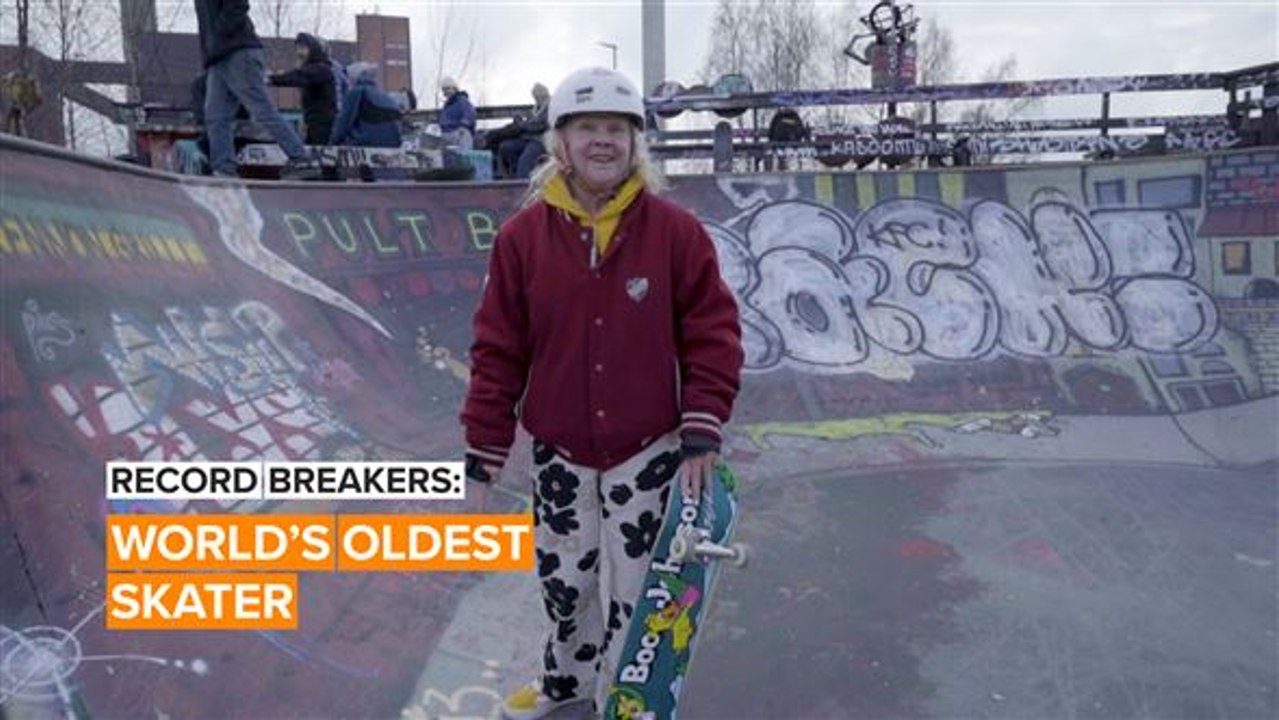 Lena the 'granny skater' is shocking, inspiring and badass
