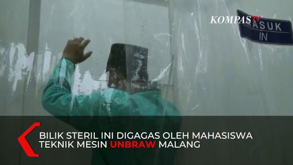 Mantap! Mahasiswa dan Santri Ini Buat Bilik Steril Virus Corona