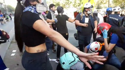 Manifestaciones en Chile 2019, dia 63 en el oasis, diciembre 20