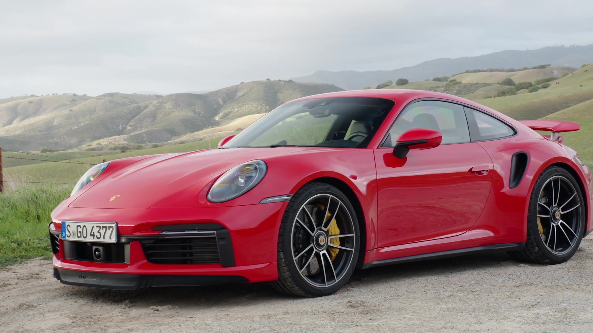The new Porsche 911 Turbo S Cabriolet Design in Guards Red - video  Dailymotion