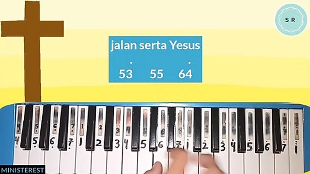 NOT PIANIKA LAGU JALAN SERTA YESUS [JCLF] | LAGU ROHANI