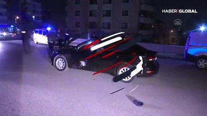 Ankara'da seyir halindeki araca pompalı tüfekle saldırı
