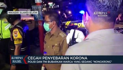 Polisi Dan Tni Tertibkan Warga Berkumpul