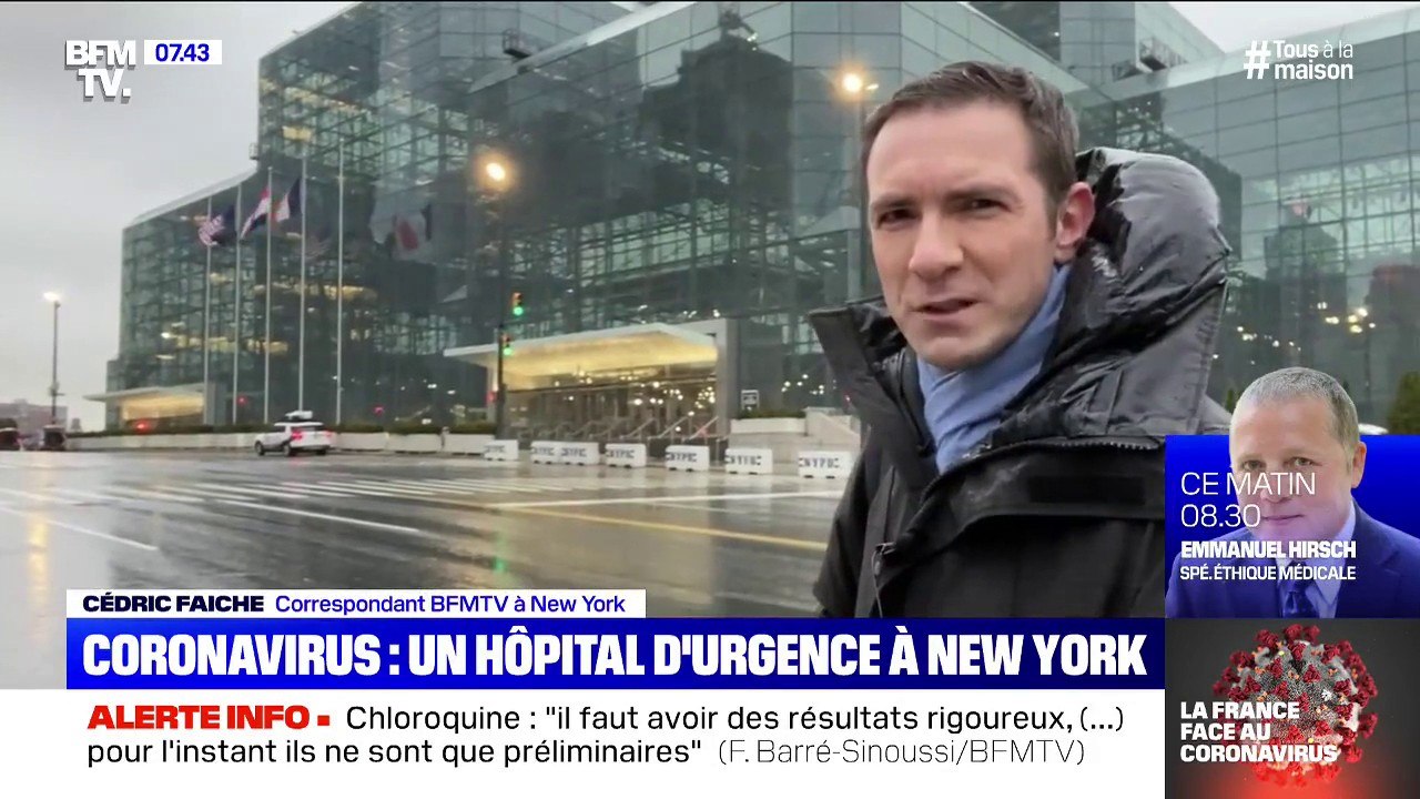 À New York, ce centre d'expositions est transformé en hôpital d'urgence