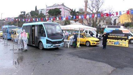 HAREM OTOGARI'NA DEZENFEKTE İSTASYONU KURULDU