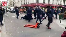 Fransa'da sokağa çıkma yasağına uymayanlara sert müdahale